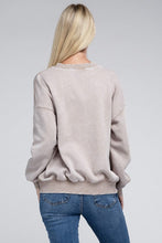 Load image into Gallery viewer, Acid Wash Fleece Oversized Pullover
