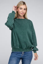 Load image into Gallery viewer, Acid Wash Fleece Oversized Pullover
