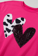 Load image into Gallery viewer, Heart Patch Long Sleeve Sweatshirt
