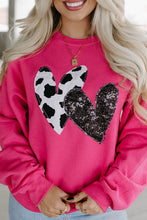 Load image into Gallery viewer, Heart Patch Long Sleeve Sweatshirt
