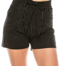 Load image into Gallery viewer, Cotton Stripe Dressy Shorts
