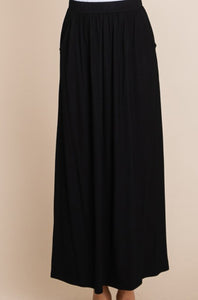 High Waisted Maxi Skirt