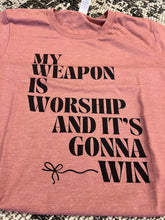 Load image into Gallery viewer, Weapon is Worship Short-Sleeve Tee
