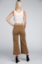 Load image into Gallery viewer, Acid Washed High Waist Frayed Hem Straight Pants
