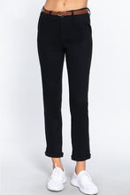 Load image into Gallery viewer, ACTIVE BASIC Cotton-Span Twill Straight Pants
