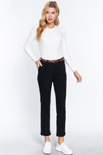 Load image into Gallery viewer, ACTIVE BASIC Cotton-Span Twill Straight Pants
