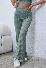 Load image into Gallery viewer, Basic Bae Full Size Ribbed High Waist Flare Pants
