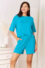 Load image into Gallery viewer, Basic Bae Full Size Soft Rayon Half Sleeve Top and Shorts Set
