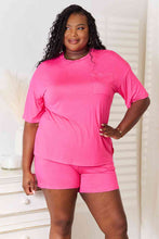 Load image into Gallery viewer, Basic Bae Full Size Soft Rayon Half Sleeve Top and Shorts Set
