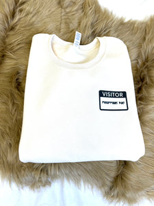 Visitor Crew Neck Sweatshirt