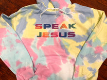 Load image into Gallery viewer, Speak Jesus Tie Dye Hoodie
