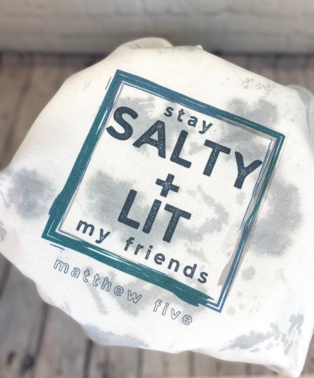 Salty + Lit Tie Dye Sweatshirt