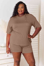 Load image into Gallery viewer, Basic Bae Full Size Soft Rayon Half Sleeve Top and Shorts Set
