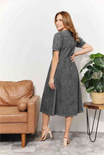 Load image into Gallery viewer, And The Why  Full Size Washed Chambray Midi Dress
